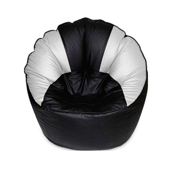 Kingwell XXXL Muddha Bean Bag Cover (Black & White) – Without Beans